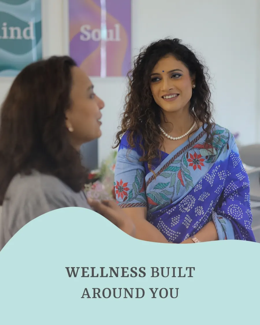 Dr. Twinkle Gohil smiling with a guest